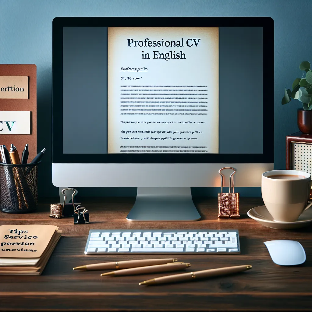 Profesjonalne CV po angielsku – wskazówki i ceny usług dla ambitnych kandydatów